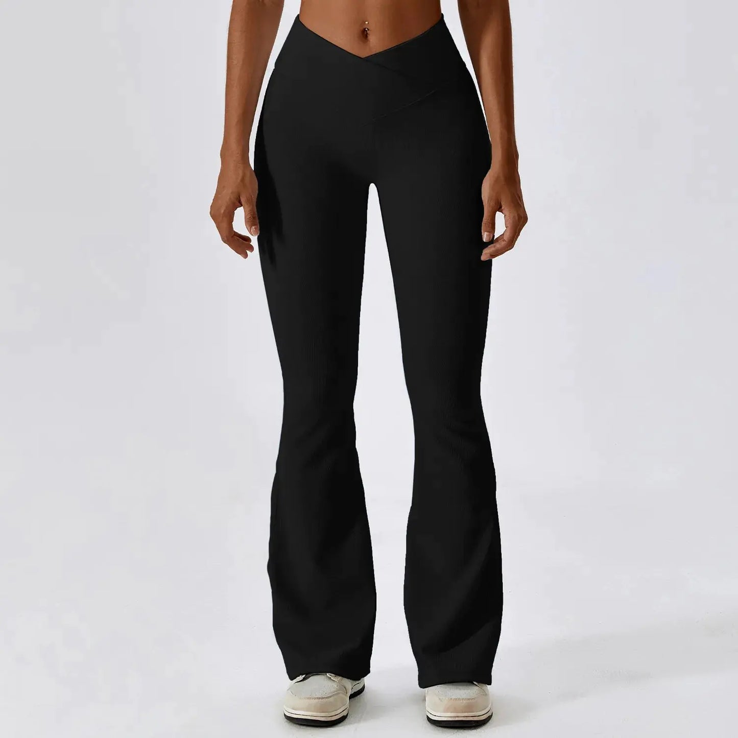 Vrouwen Gym Workout Fitness Sport uitlopende broek