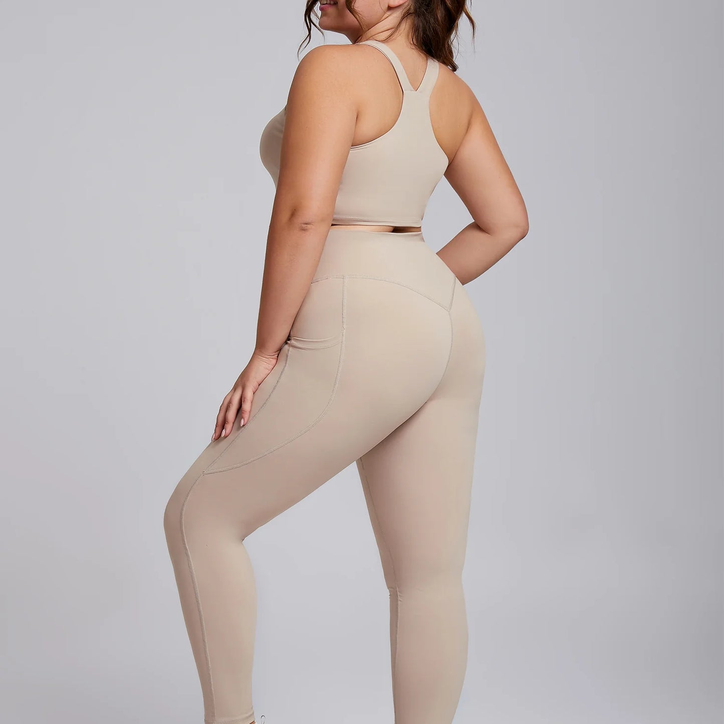 Women's plus size sports fitness clothing