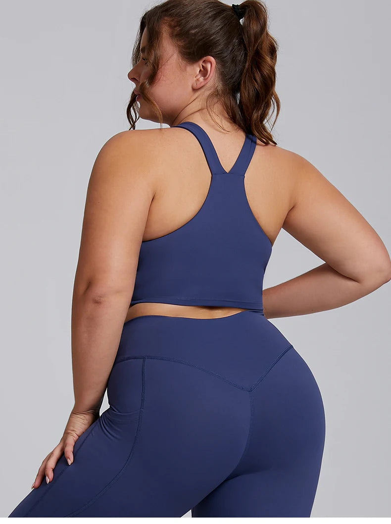 Women's plus size sports fitness clothing