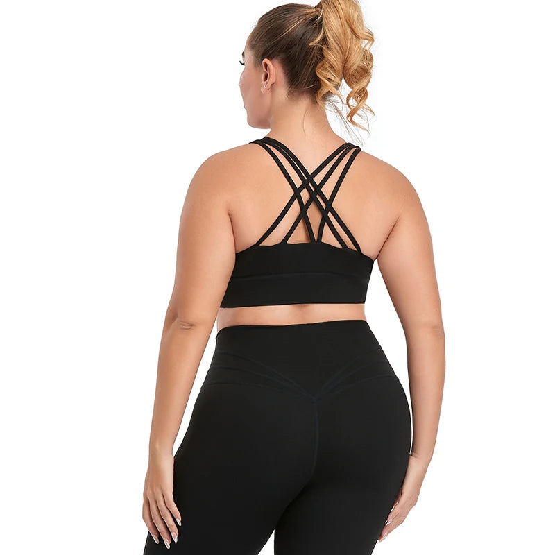 Plus Size Women's Tracksuit Yoga Set