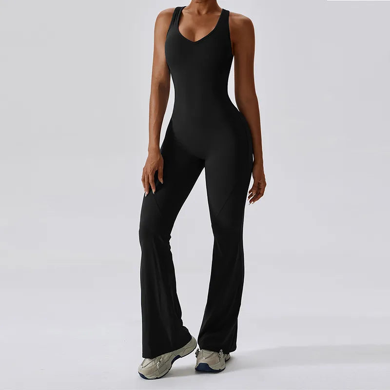 Damen Jumpsuit Gym Set