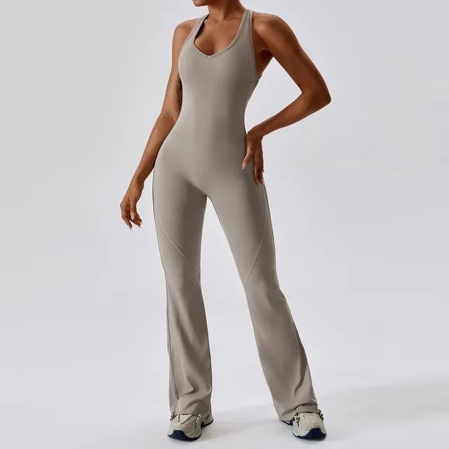 Damen Jumpsuit Gym Set